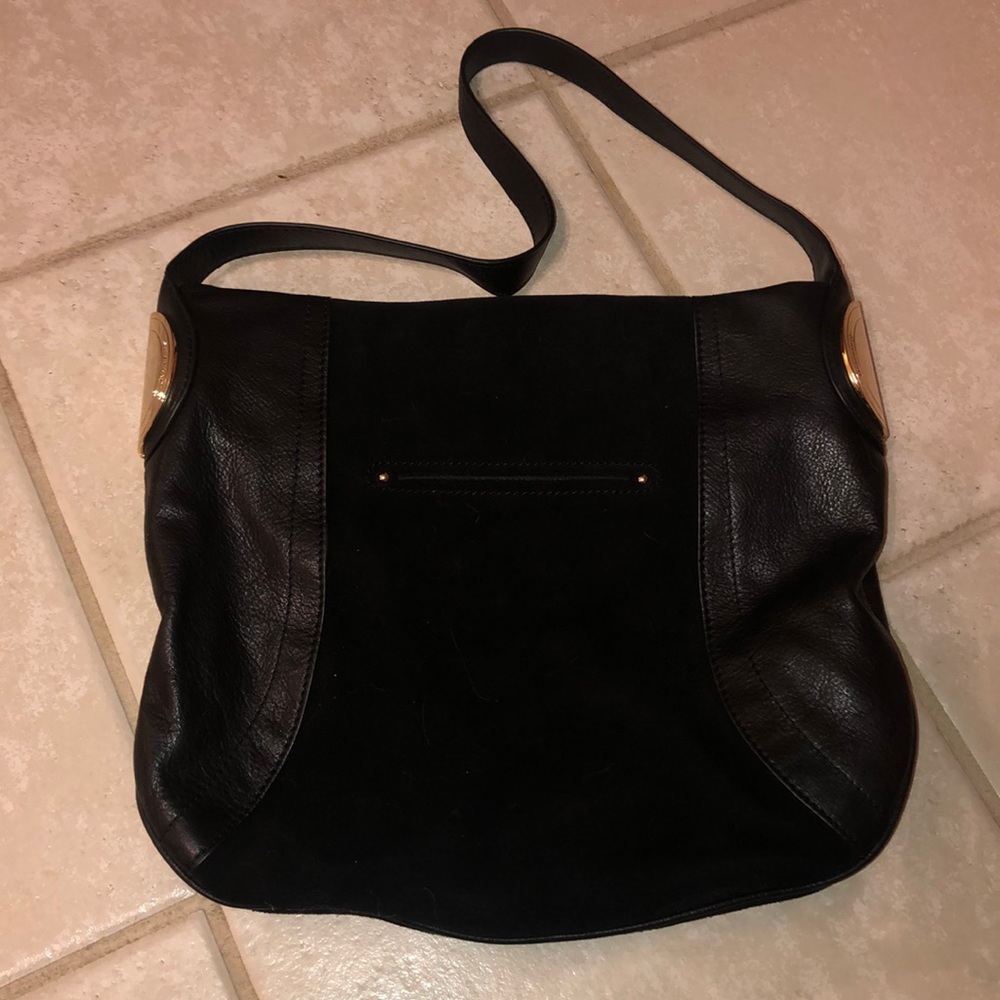 Black b makowsky shoulder bag